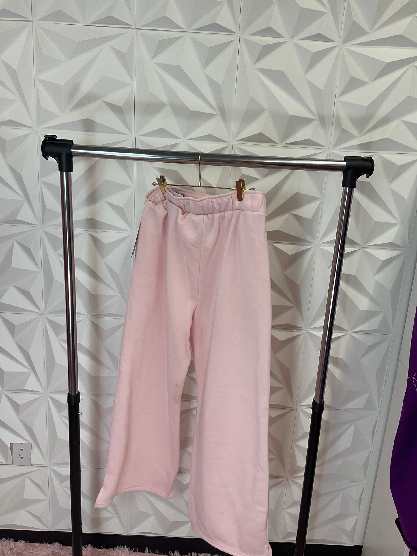 10/7 LADY LIGHT PINK AND WARM PANTS SZ XL