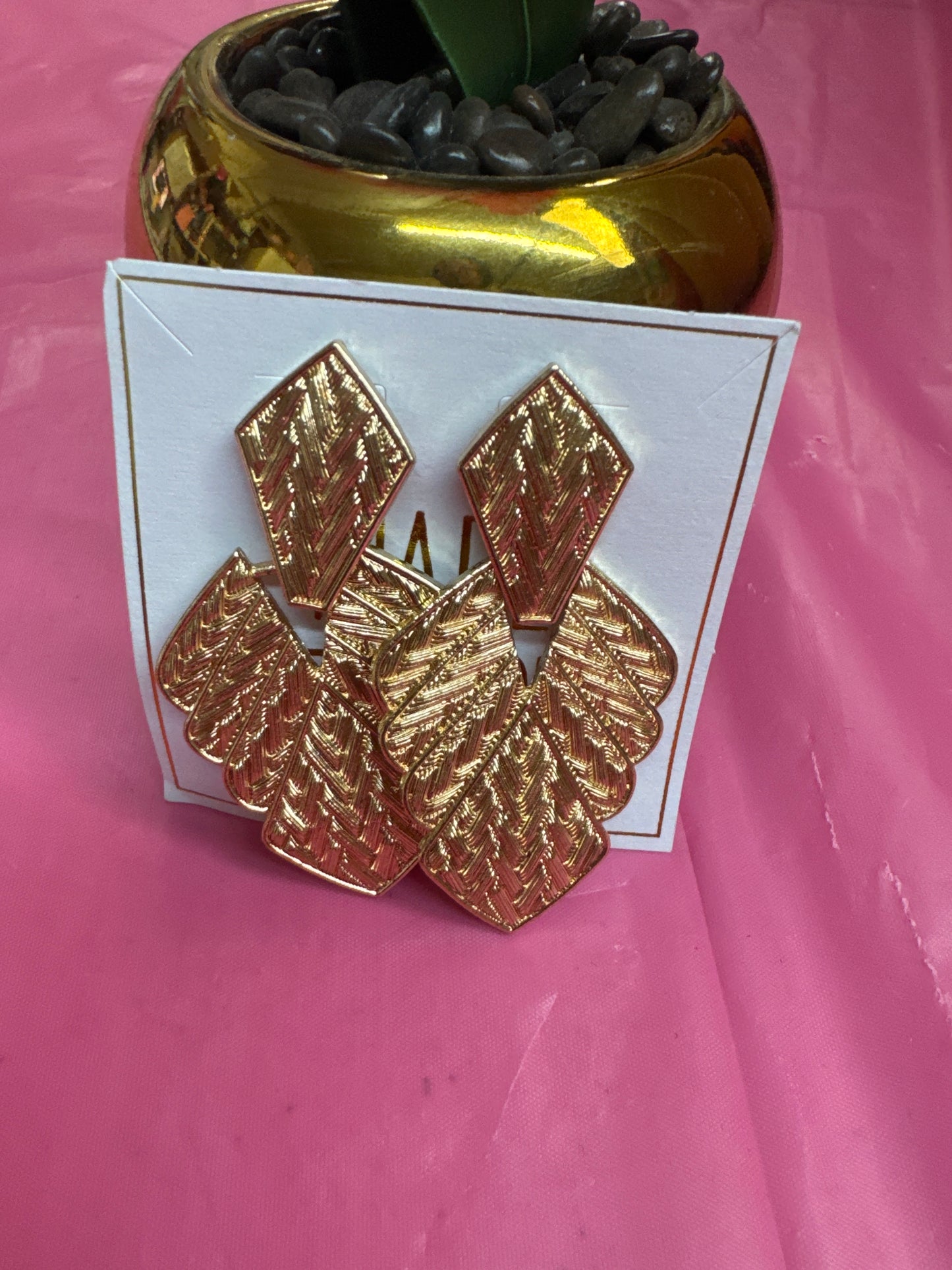 Lady Starlit Gold Earrings