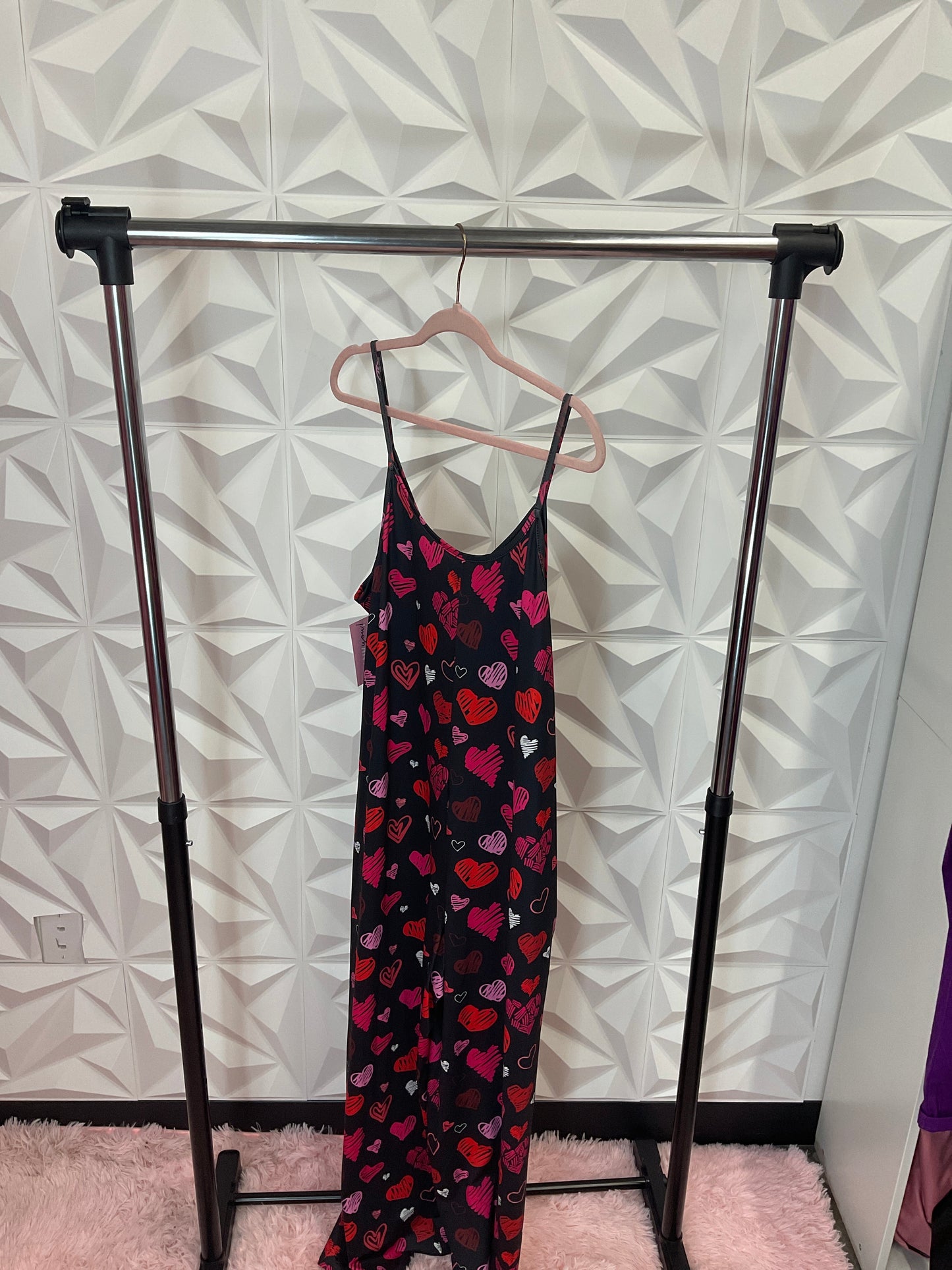 10/2 LADY LOVE OF HEARTS JUMPSUIT SZ 2X
