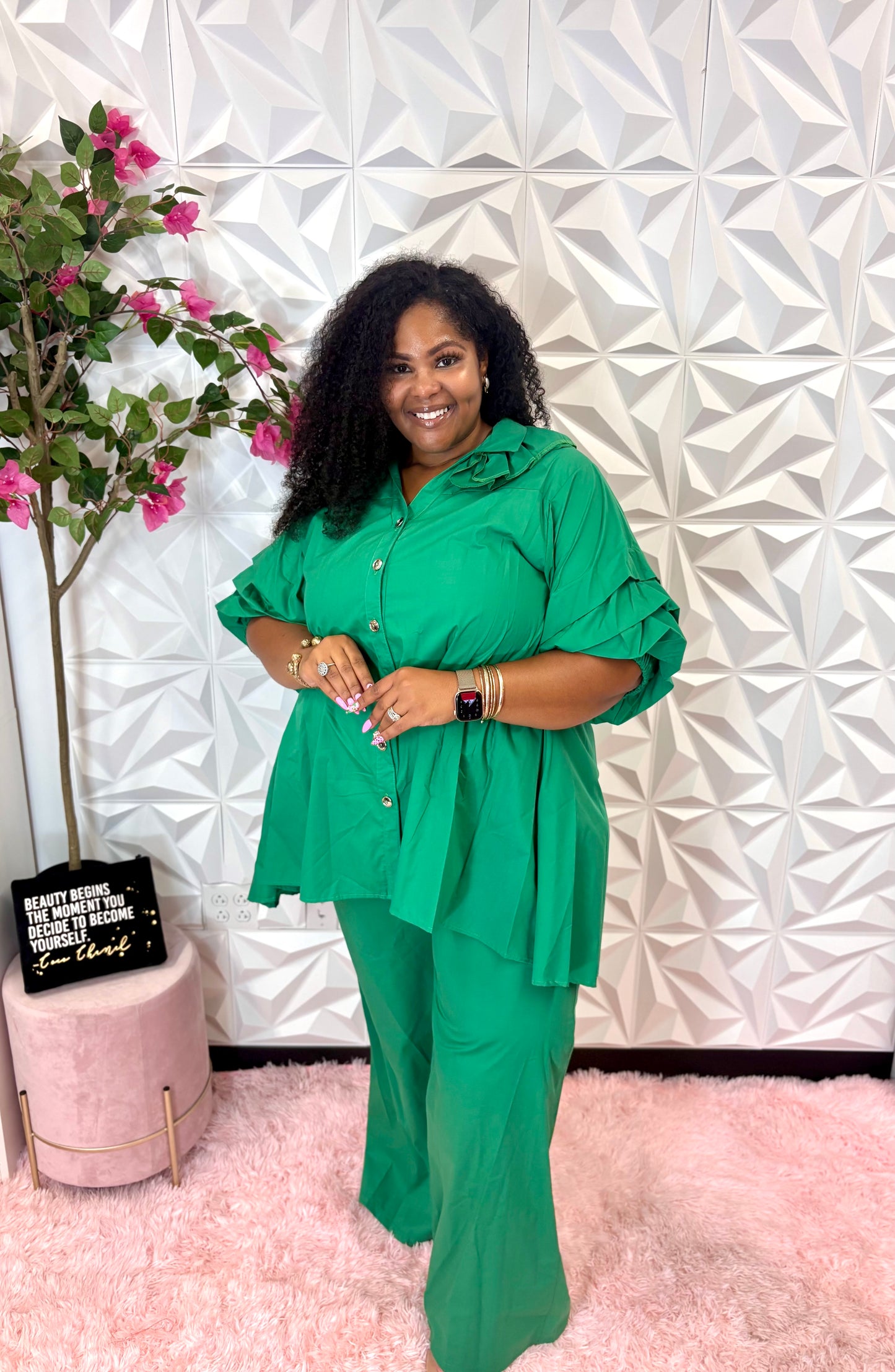 Lady Green Elegance Set