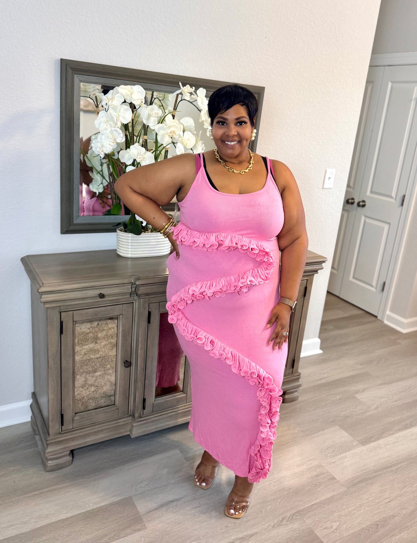 Lady Ruffle Some Feathers|Pink