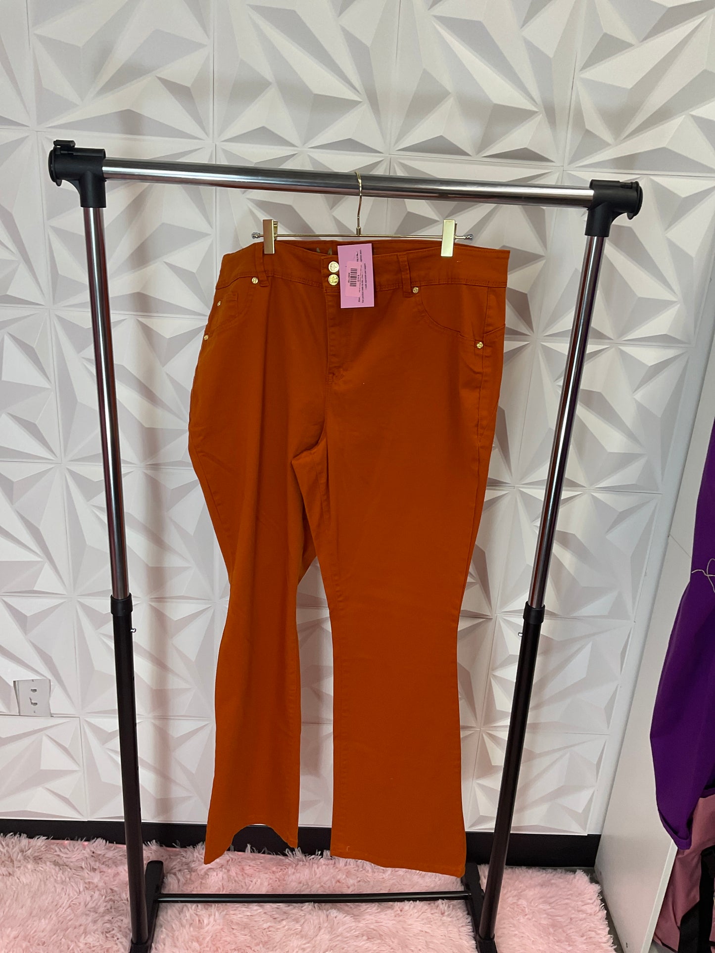 10/7 Lady Inman Orange Denim sz 20w
