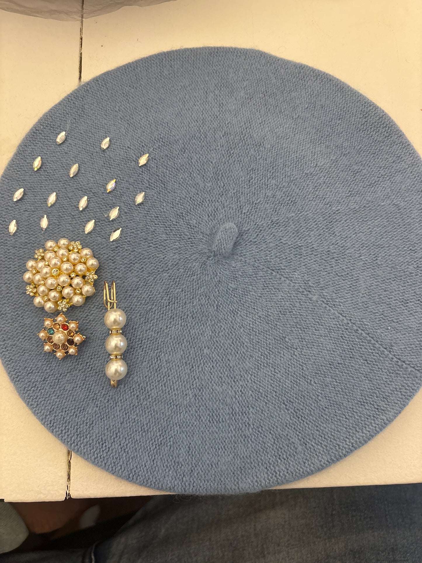 Lady Classy Beret- Cloud Beret