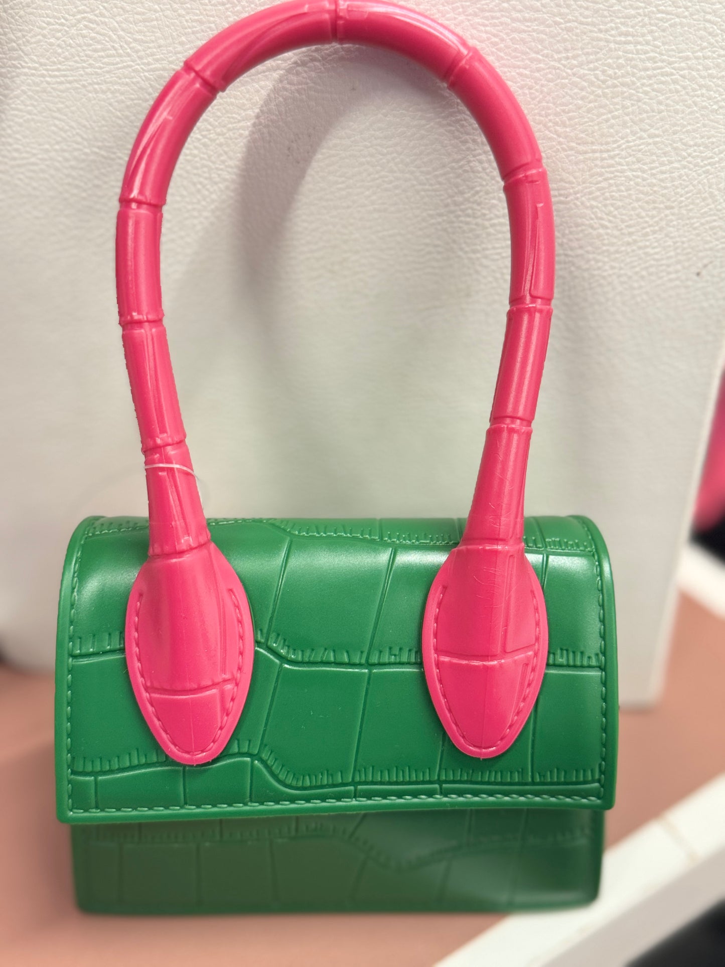 Lady Pink and Green Dainty Bag