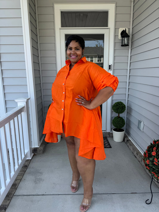 Lady Grace Dress|Orange