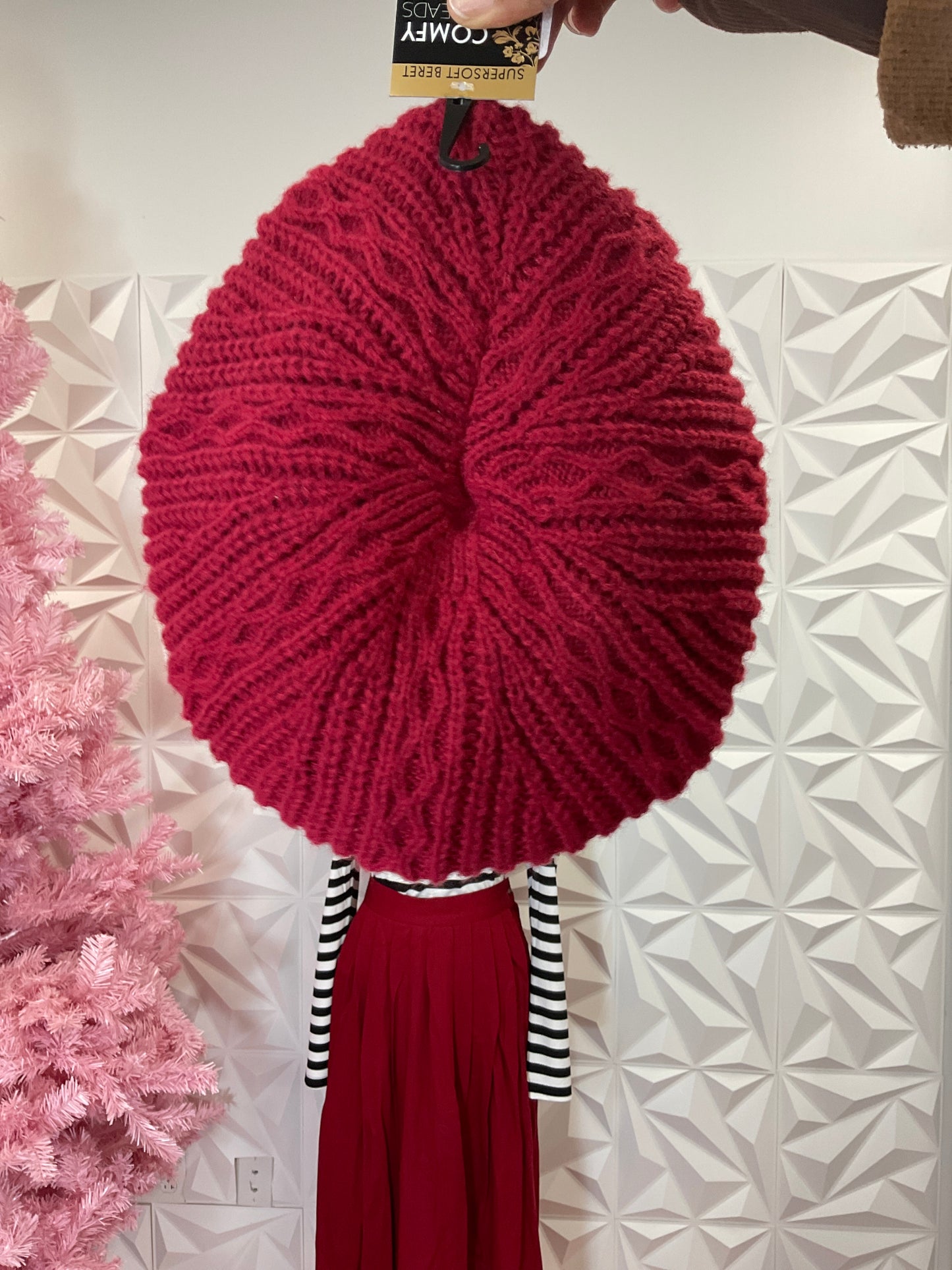 10/7 Lady Wine Beret