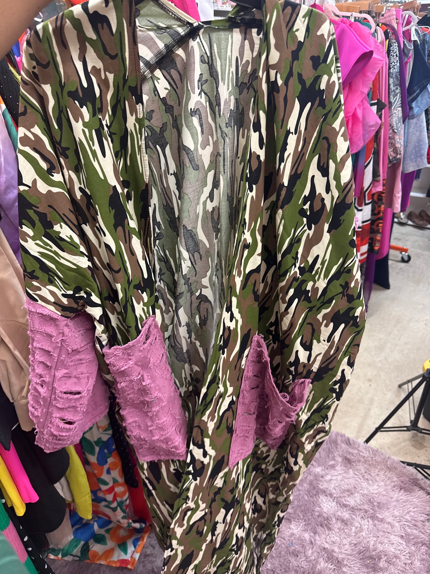 Cheetah Purple Duster