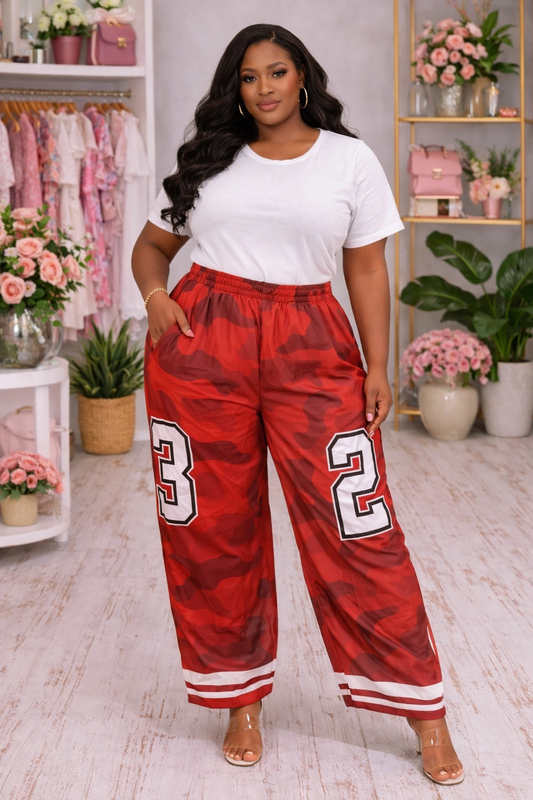 LADY RED 32 TRACK PANTS