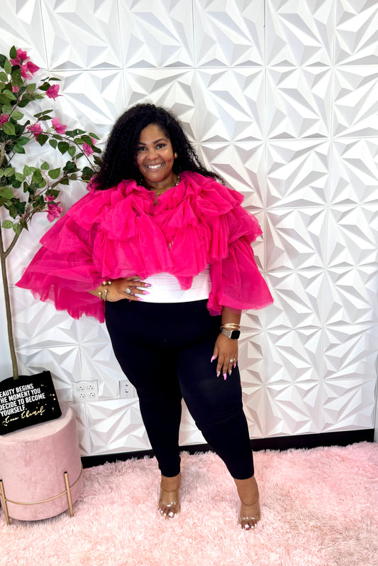 Lady Parisian PInk Top