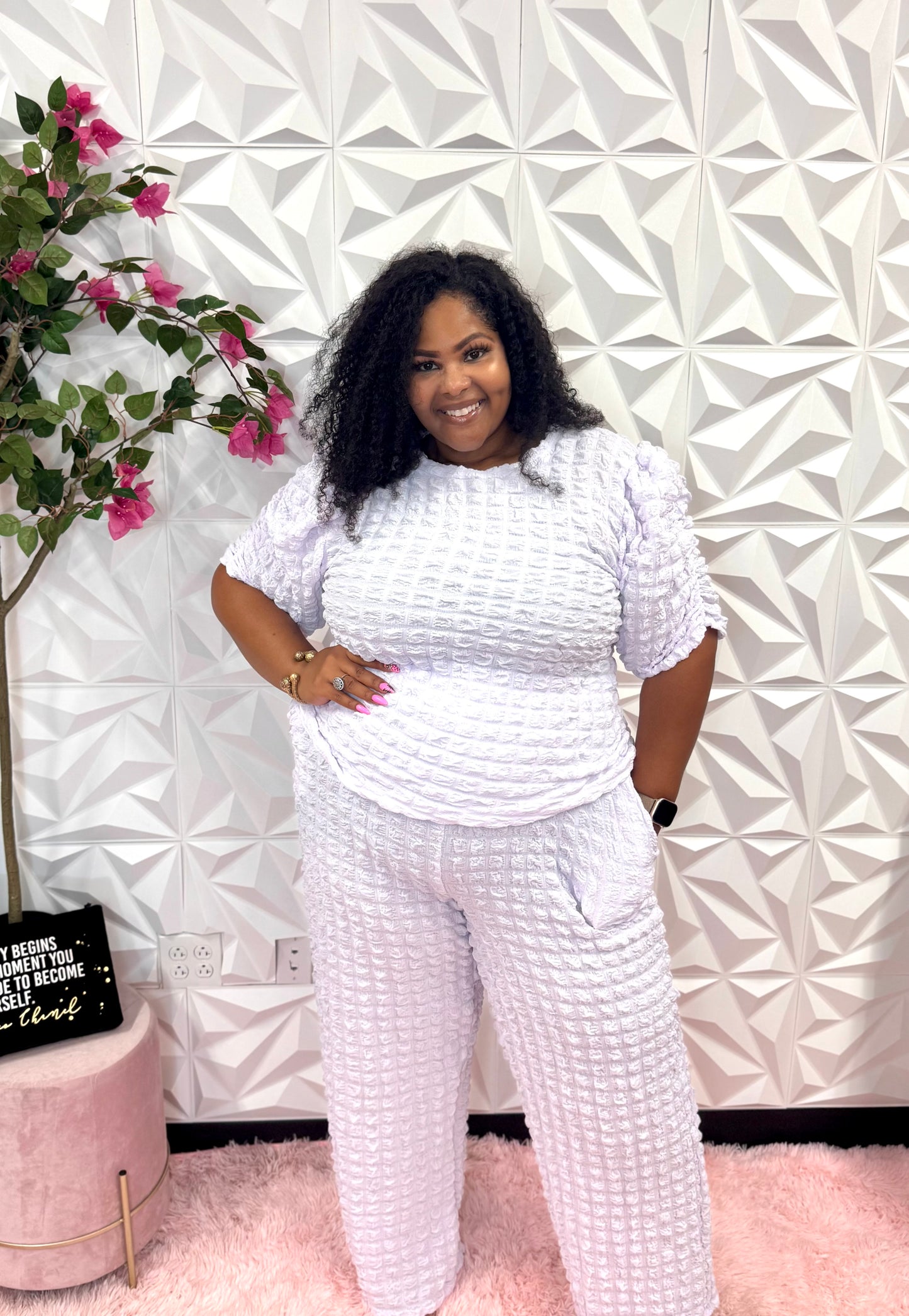 Lady Bursts Of Bubbly Sets| White