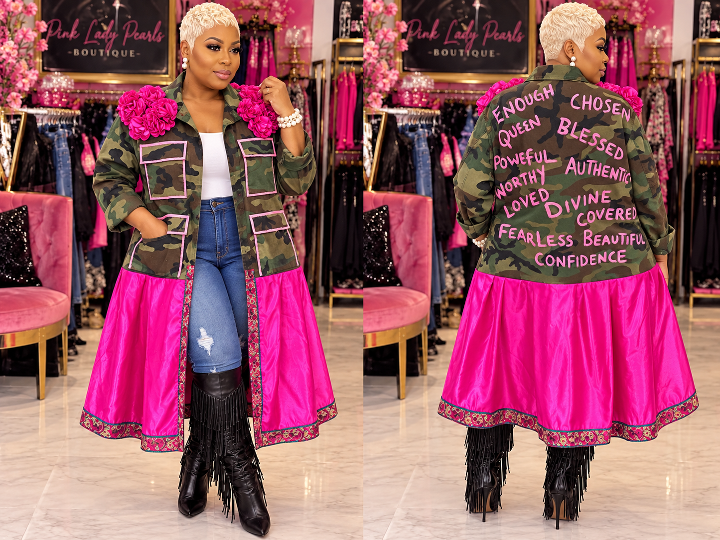 LADY COMBAT AND COUTURE BLAZER