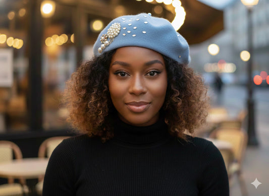Lady Classy Beret- Cloud Beret