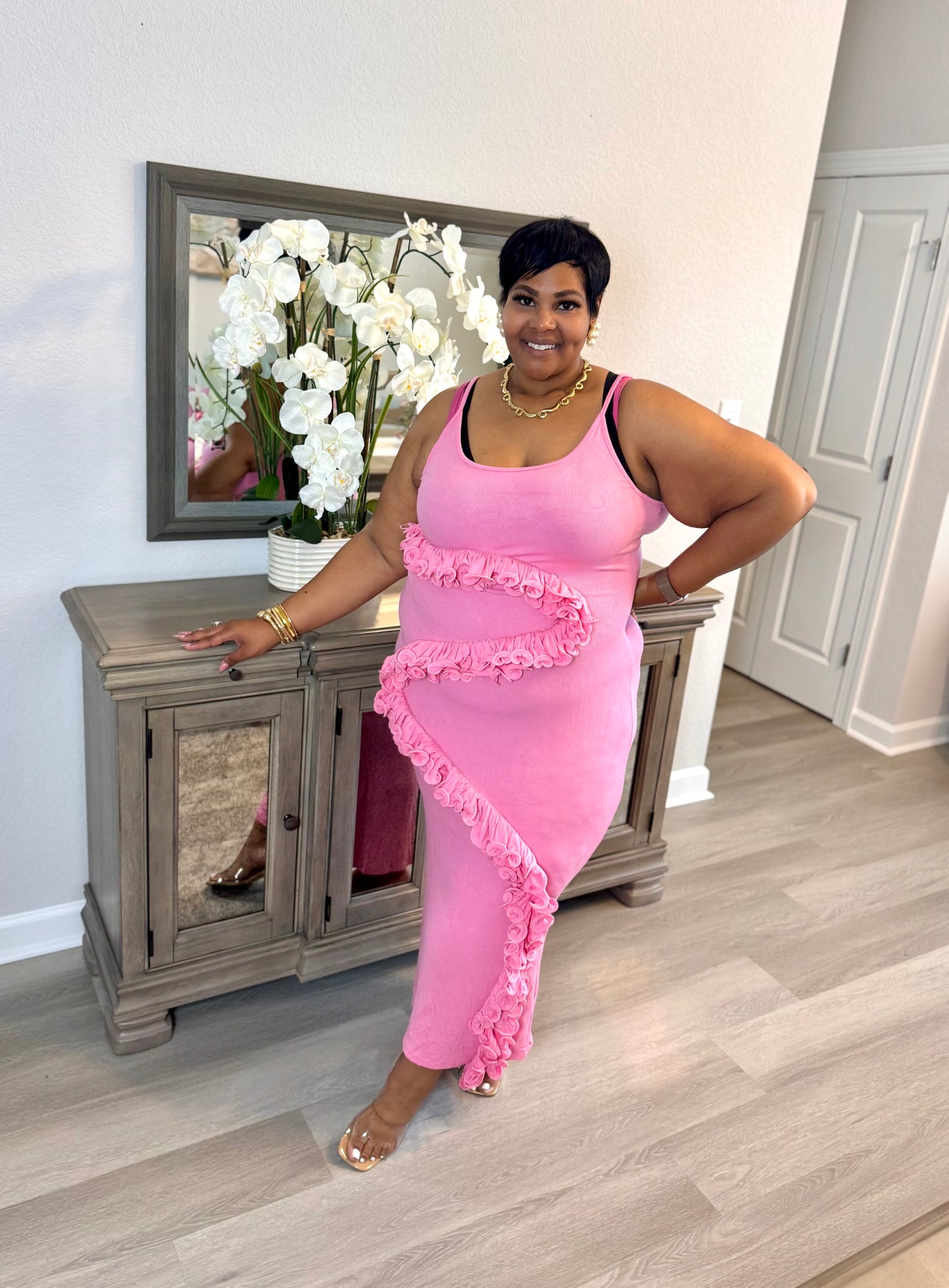 Lady Ruffle Some Feathers|Pink