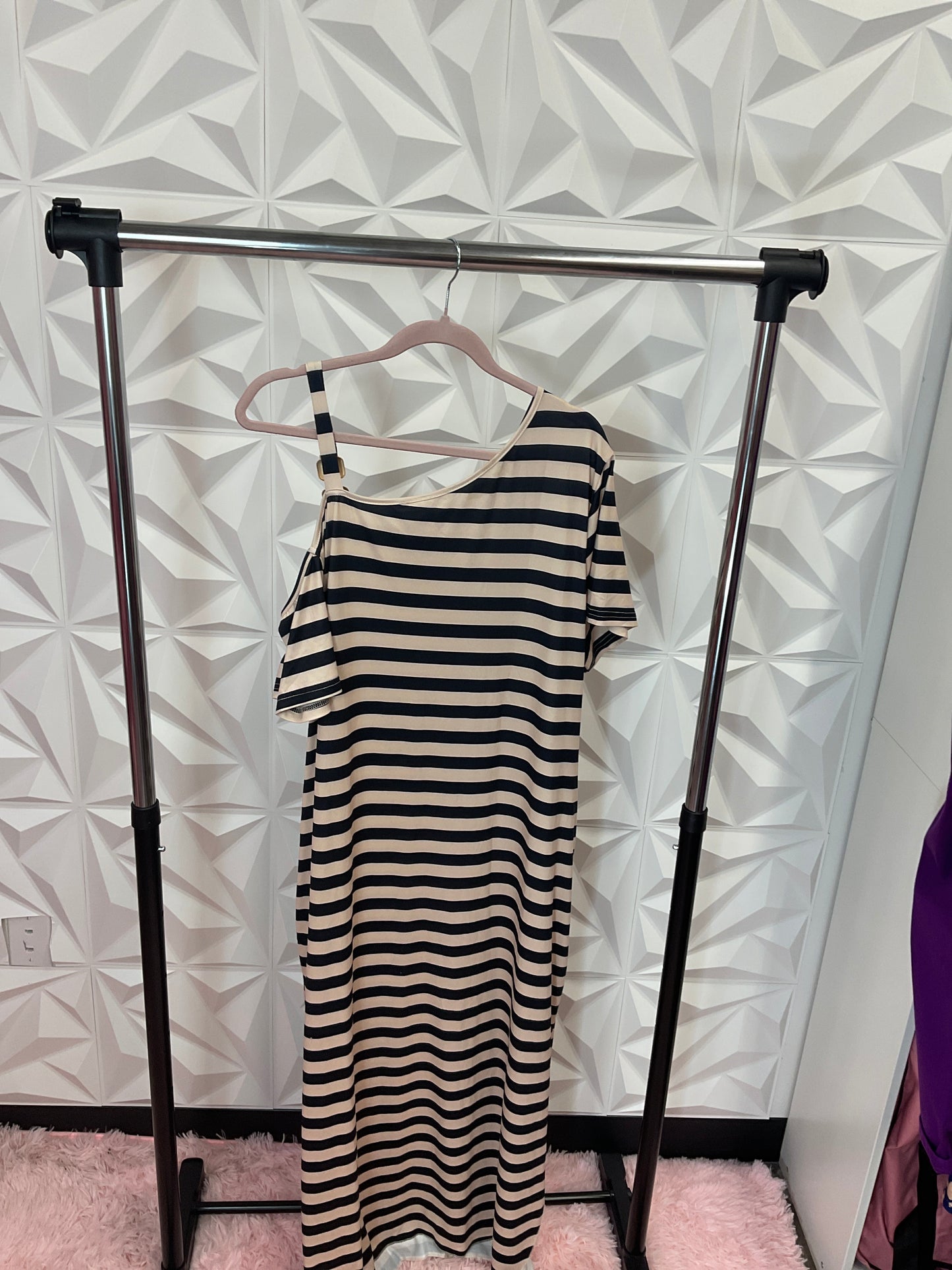 9/13 Last Striped Dress with Buckle sx 3xl