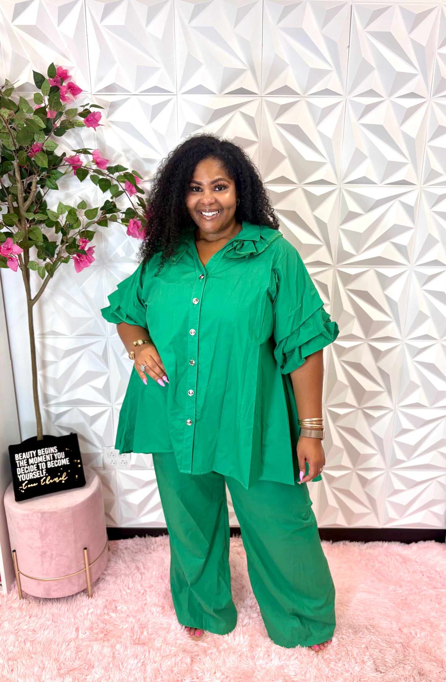 Lady Green Elegance Set