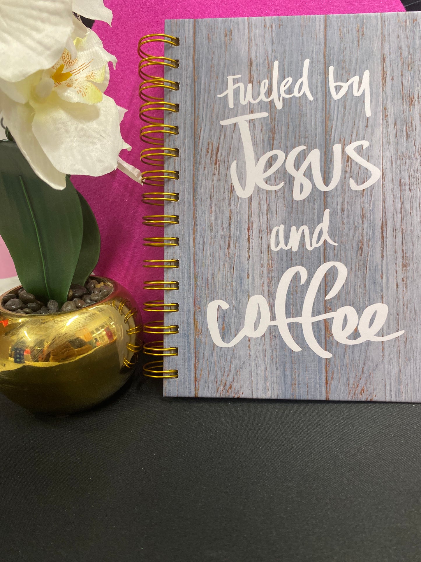 9/27 Lady Fueled By Jesus and Coffee Notebook- 2