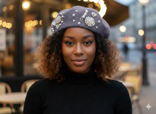 Lady Classy Beret- Lavender