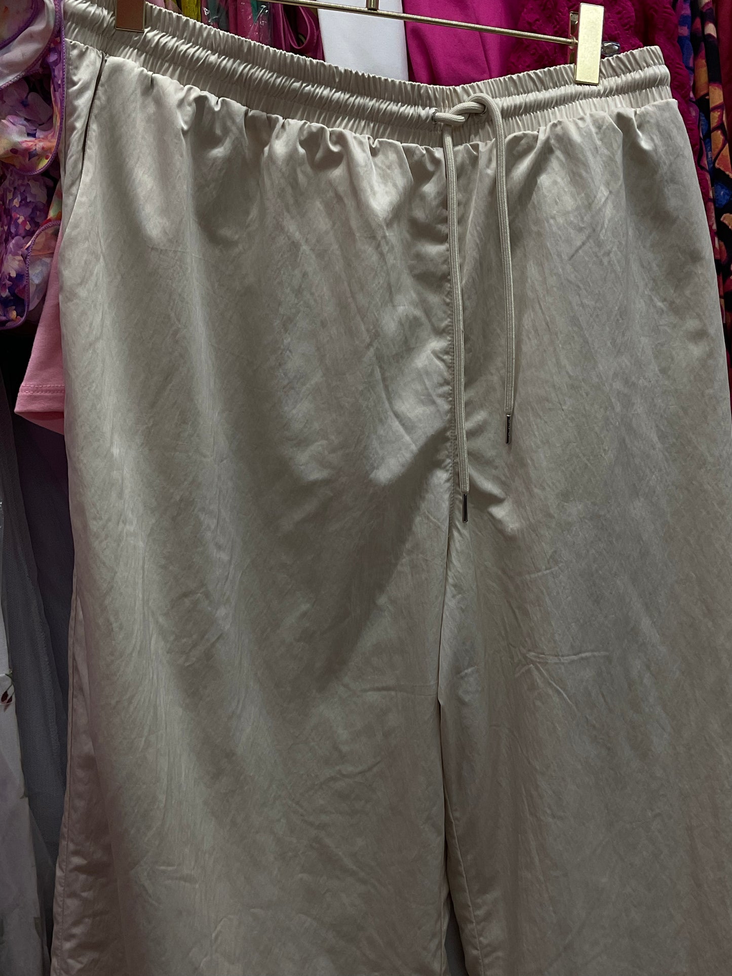 4/21 Lady F21 Bronzed Wide Leg Pants sz 3x