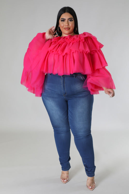 Lady Parisian PInk Top