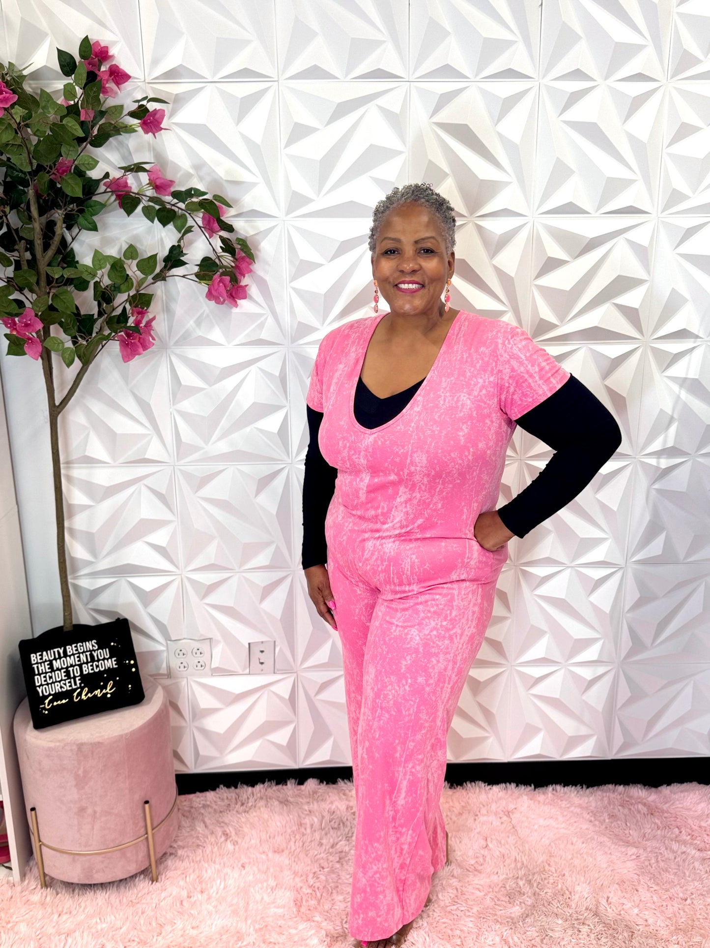 Lady Soft Pink Me Jumpsuit