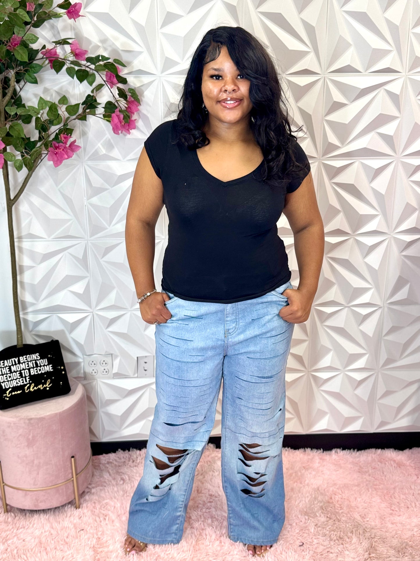 Lady Slice it up Jeans