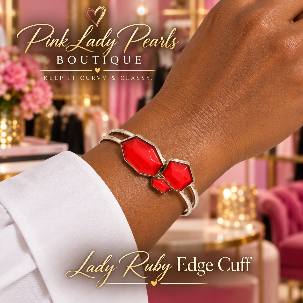 Lady Ruby Edge Cuff