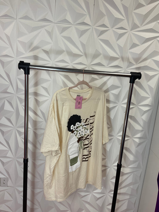 10/7 Lady Melanin Queen Tshirt-3x