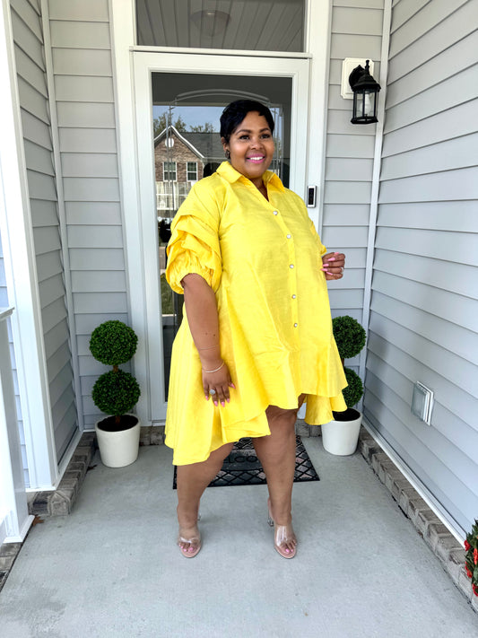 Lady Grace Dress|Yellow