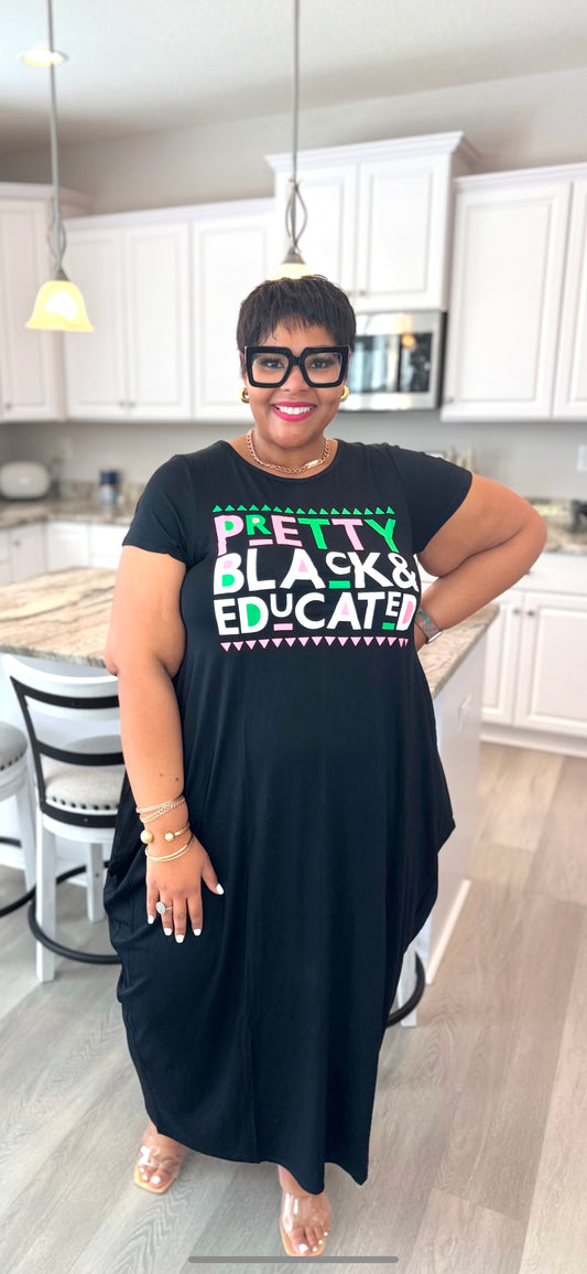 Pretty Black and Educated Dress