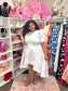 Lady Summer White Brunch Dress