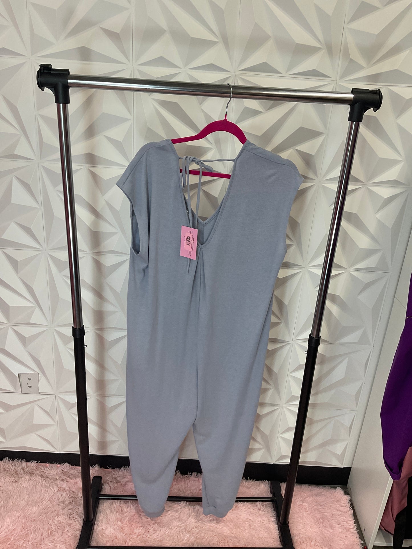 10/2 LADY WASABI MINT SKY BLUE JUMPSUIT SZ L/XL