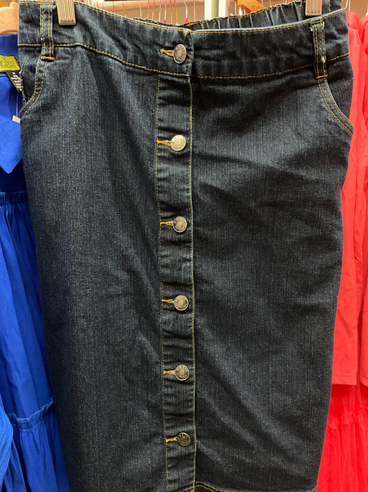3/13 Lady Denim Skirt Basic Edition xl