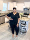 Lady Lounge Set|Black