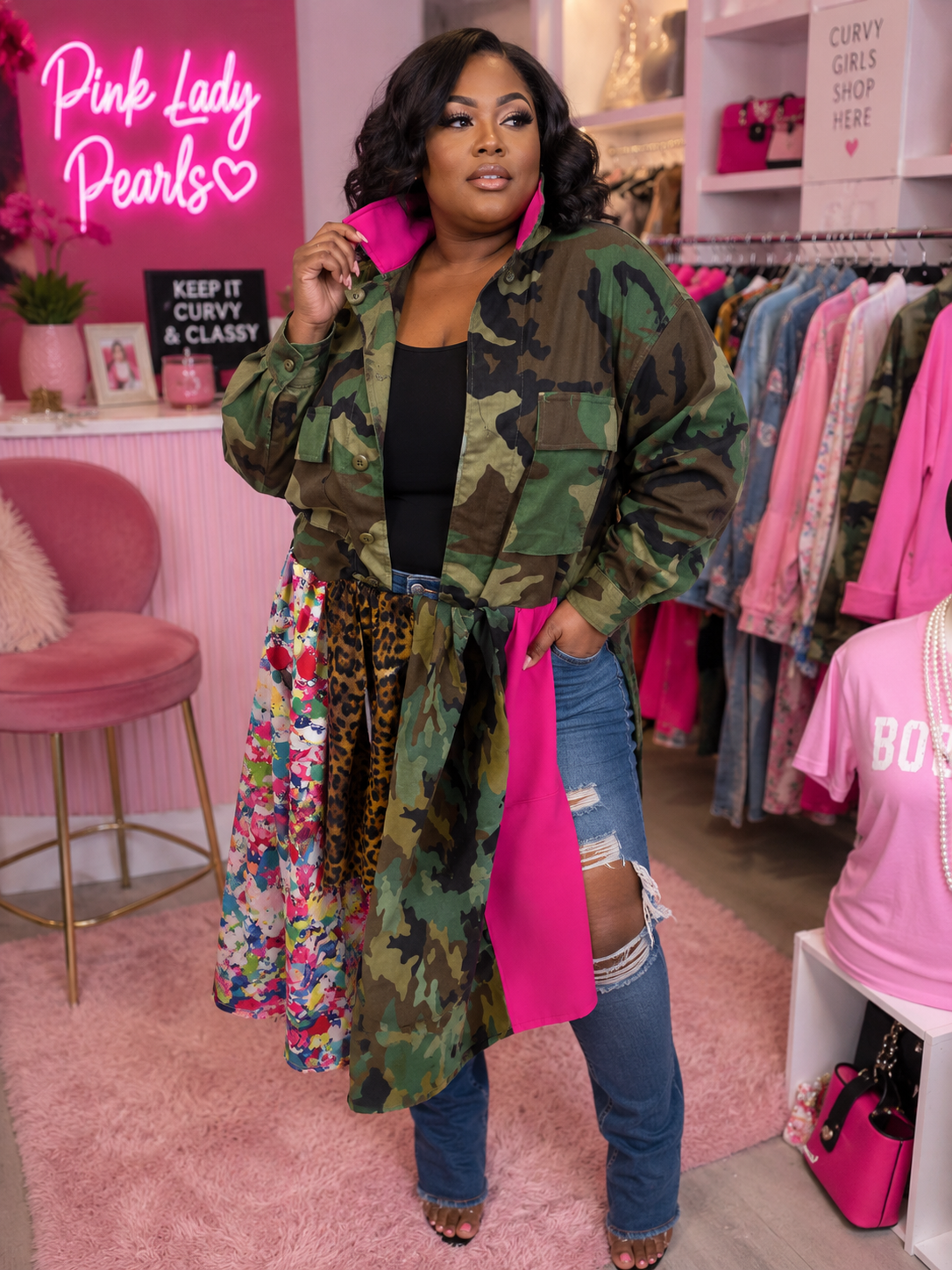 Lady Walks of Life Camo Jacket