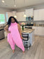 Lady Pink Centric Jumpsuit Dress