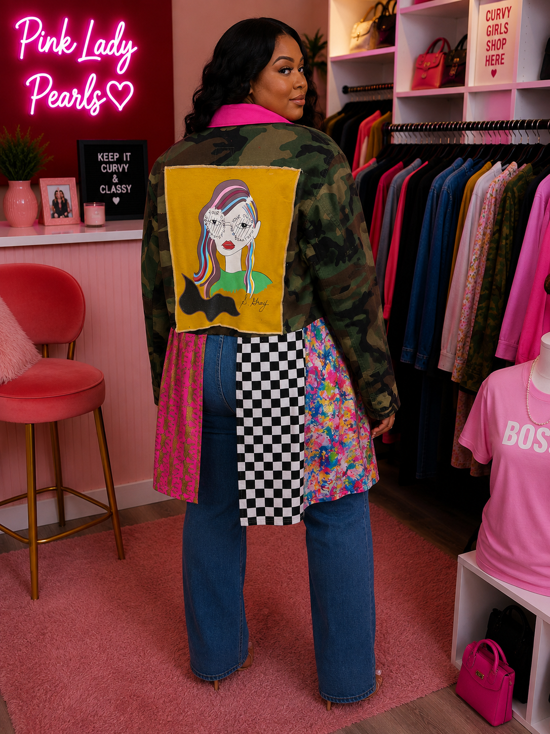 Lady Walks of Life Camo Jacket