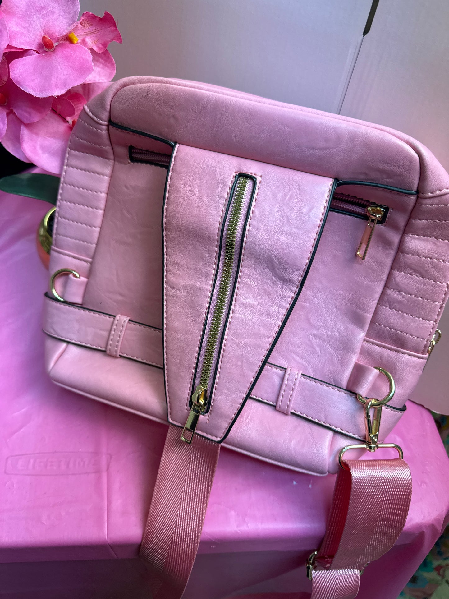 Pink Purse Book Bag