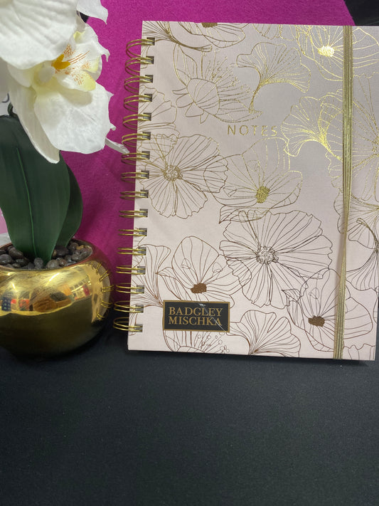 9/27 Lady My Thoughts Pink Notebook