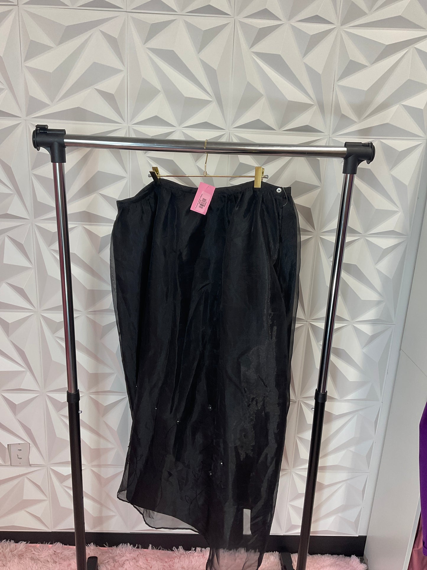 9/6 Lady Black Tulle Skirt w/Flowers