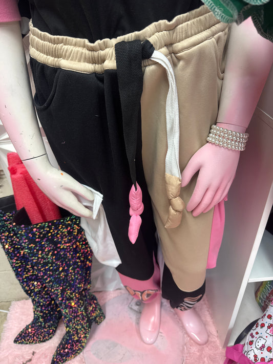 LADY NO PROUD COLOR BLOCK SWEAT PANTS