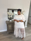 Lady Sweetheart Tulle Dress| White