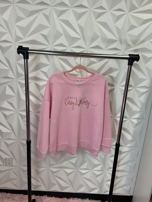 10/7 Lady Keeping it Curvy & Classy- Light Pink