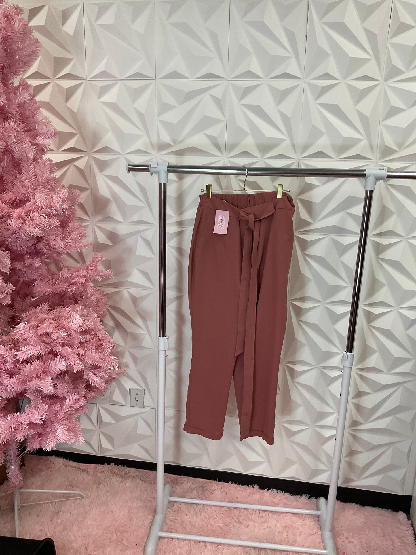 10/14 LADY LAUREN CONRAD BRICK SLACKS SX XL