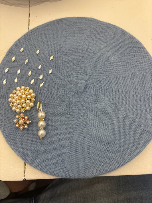 Lady Classy Beret- Cloud Beret