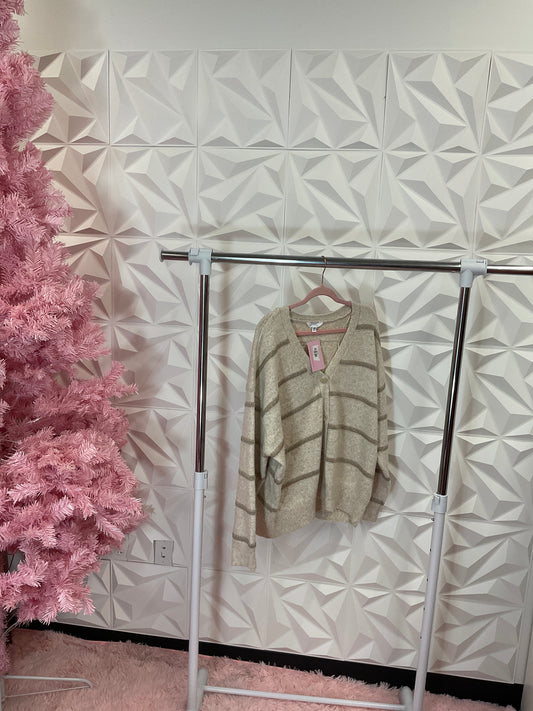 10/14 LADY TIME  & TRUE COZY CREAM SWEATER SZ XXL