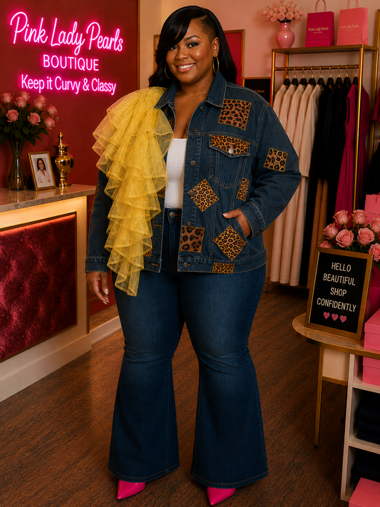 The Golden Leopard Statement Jacket