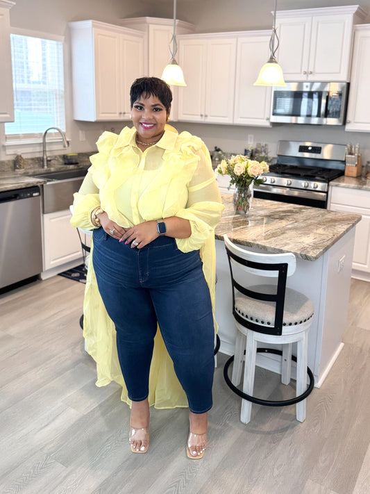 Lady Yellow Ocher Top