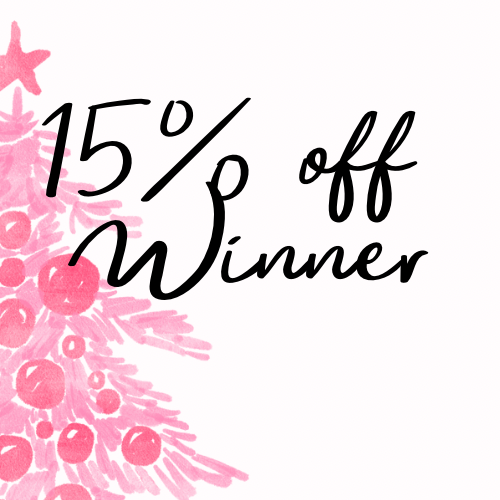 15 Percent off your purchase