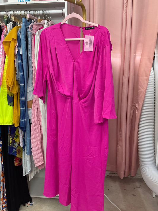 Lady Hot Pink Dress