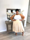 Lady Army Tan Bubble Skirt